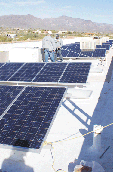 solar panels at tobias