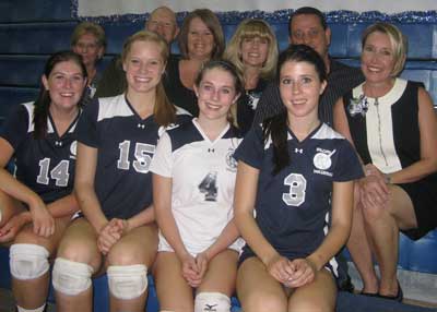 volleyball seniors and parents