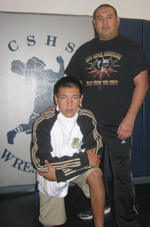 wrestling coach richard florez and son