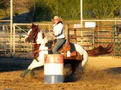 barrel racing