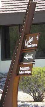 carefree sundial sign