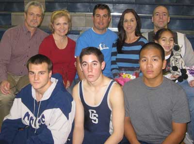 wrestlers and parents