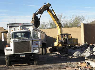 old sewr plant being dismantled