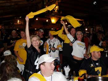 2009 super bowl steeler fans