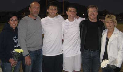 soccer seniors and parents
