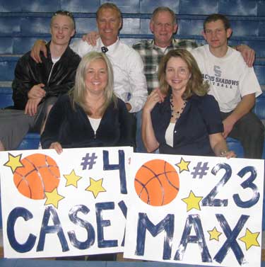 basketball seniors and parents