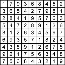 sudoku solution