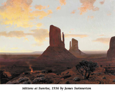 mittens at sunrise painting by james swinnerton