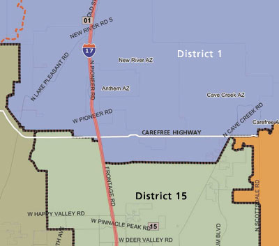 legislative district map