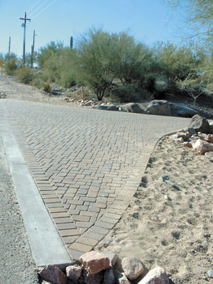 brick paver driveway