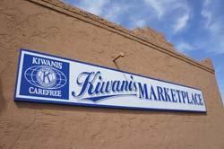 kiwanis marketplace sign