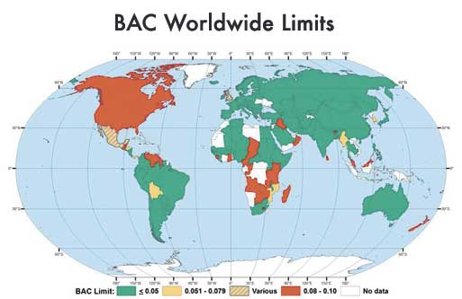 bac limits worldwide