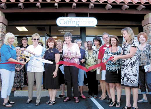 foothills caring corps ribbon cutting