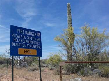 wildfire sign