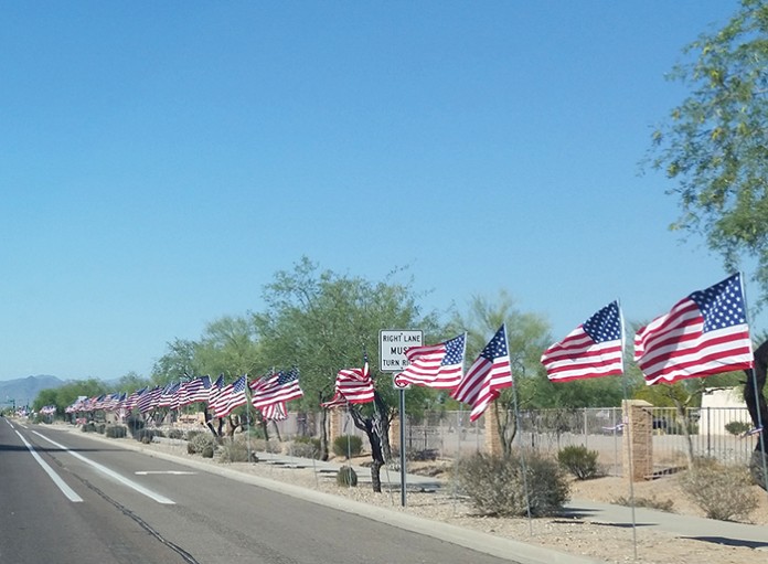 american flags, riders usa, memorial day