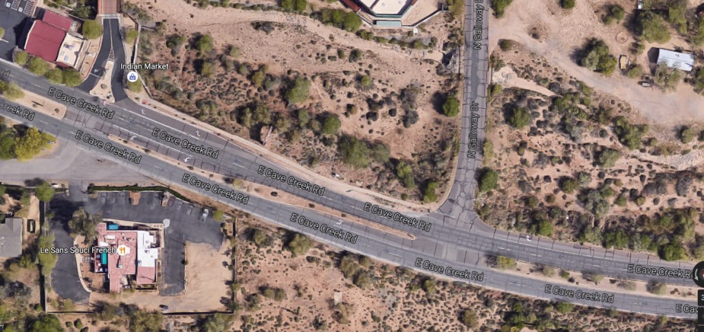 Cave Creek Road and North Galloway Drive a dangerous intersection