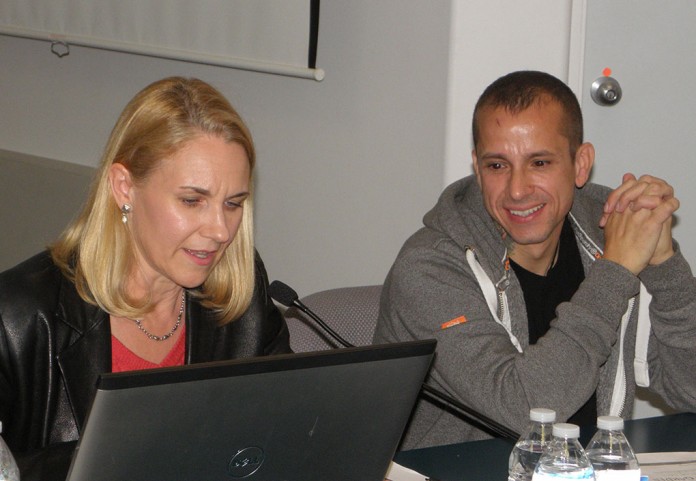 Gina Kaegi and Ray Villafane