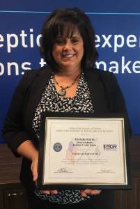 Michelle Kurth, award recipient, (Desert Schools Federal Credit Union's Branch Manager) 