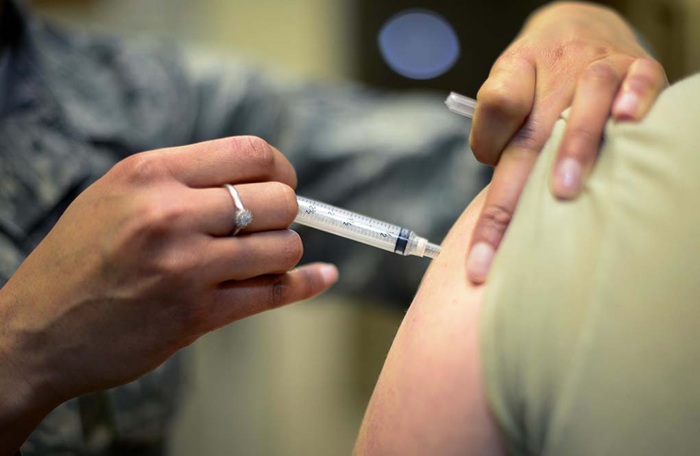 Shots for all: Vaccines keep Airmen healthy vaccine